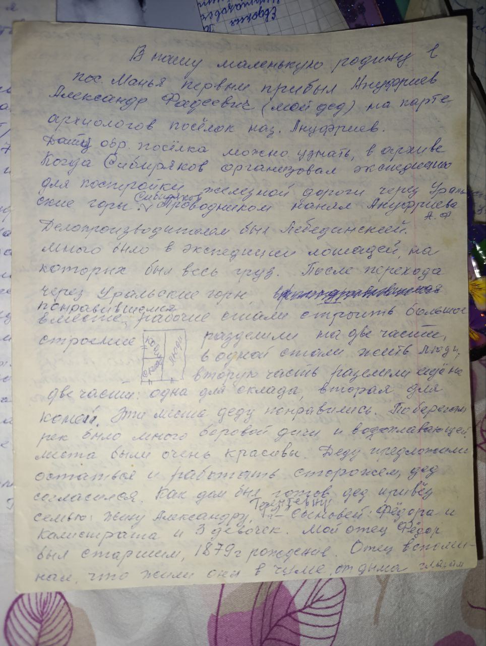 Рукописный лист 1